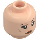 LEGO Light Flesh Female Head (Recessed Solid Stud) (3626 / 32598)