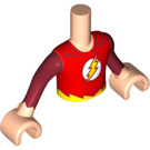 LEGO Lys hud Friends Overkropp Boy med The Flash logo T (11408 / 92456)