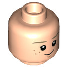 LEGO Light Flesh Gabrielle Delacour Minifigure Head (Recessed Solid Stud) (3626 / 65741)