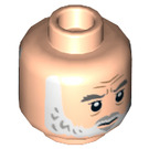 LEGO Light Flesh General Jan Dodonna Minifigure Head (Safety Stud) (73608 / 104608)