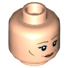 LEGO Light Flesh General Leia Minifigure Head (Recessed Solid Stud) (3626)