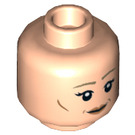 LEGO Light Flesh General Leia Minifigure Head (Recessed Solid Stud) (3626 / 50078)