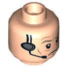 LEGO Light Flesh General Veers Minifigure Head (Recessed Solid Stud) (3626 / 18186)