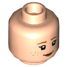 LEGO Light Flesh Ginny Weasley - Epilogue Minifigure Head (Recessed Solid Stud) (3626 / 100037)