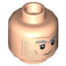 LEGO Light Flesh Griff Halloran Minifigure Head (Recessed Solid Stud) (3626)