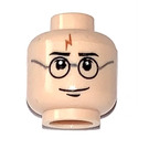 LEGO Light Flesh Harry Potter in Tournament Swimsuit and flippers Head (Safety Stud) (3626)