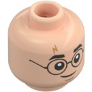 LEGO Lätt Hudfärgad Harry Potter Minifigur Huvud (Infälld solid knopp) (3626 / 39341)