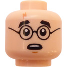 LEGO Lys hud Harry Potter Vanlig Hode (Forsenket solid knott) (3626)