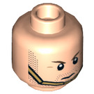 LEGO Light Flesh Hawkman Minifigure Head (Recessed Solid Stud) (3626 / 20376)