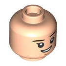 LEGO Light Flesh Hermione Granger - Gryffindor Robe Minifigure Head (Recessed Solid Stud) (3274 / 104420)