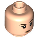 LEGO Leichtes Fleisch Hermione Granger Minifigure Kopf (Einbau-Vollbolzen) (3626 / 39227)