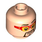 LEGO Leichtes Fleisch Iron Man Minifigure Kopf (Sicherheitsbolzen) (3274 / 106850)