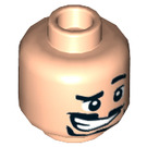 LEGO Light Flesh Iron-Man with Classic Style Torso Minifigure Head (Recessed Solid Stud) (3626 / 29188)