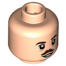 LEGO Light Flesh Jacob Kowalski Minifigure Head (Recessed Solid Stud) (3626 / 39243)