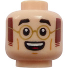 LEGO Licht vleeskleurig James Potter Vlak Hoofd (Verzonken solide nop) (3626)