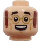 LEGO Leichtes Fleisch James Potter Schmucklos Kopf (Einbau-Vollbolzen) (3626)