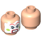 LEGO Light Flesh Joker Henchman Minifigure Head (Recessed Solid Stud) (3626 / 15953)
