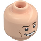 LEGO Lätt Hudfärgad Kevin Feige Minifigur Huvud (Säkerhetsknopp) (3274 / 103693)