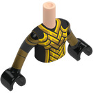 LEGO Lys hudfarvet Ley-La med Gold Jump Dragt Friends Torso (73141 / 92456)