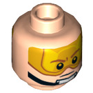 LEGO Light Flesh Luke Skywalker - Pilot Minifigure Head (Recessed Solid Stud) (17775 / 23100)