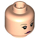 LEGO Leichtes Fleisch Luna Lovegood Minifigure Kopf (Einbau-Vollbolzen) (3626 / 39234)