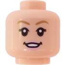 LEGO Light Flesh Luna Lovegood Plain Head (Recessed Solid Stud) (3626)