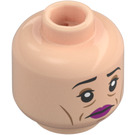 LEGO Světlá tělová Madame Maxime s Tmavě červená Oblek Minifigurka Hlava (Zapuštěný pevný cvoček) (3274)