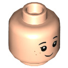 LEGO Light Flesh Maisie Lockwood Minifigure Head (Recessed Solid Stud) (3626)