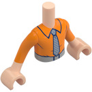 LEGO Licht vleeskleurig Martin met Tie Friends Torso (Boy) (73161)