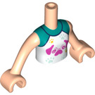 LEGO Carne claro Mia con Perro Parte superior Friends Torso (73141 / 92456)