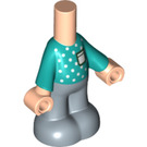 LEGO Chair légère Micro Corps avec Trousers avec Turquiose Dotted Shirt (75618)