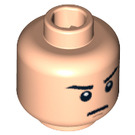 LEGO Minifigure Head with Decoration (Safety Stud) (10264 / 88735)