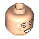 LEGO Light Flesh Minifigure Head with Decoration (Safety Stud) (3274 / 108980)