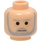 LEGO Lätt Hudfärgad Minifigur Huvud med Dekoration (Säkerhetsknopp) (3626 / 60286)