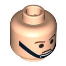 LEGO Light Flesh Minifigure Head with Decoration (Safety Stud) (3626 / 61952)