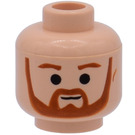 LEGO Helles Fleisch Minifigur Kopf mit Deko (Sicherheitsnoppe) (3626 / 83800)