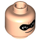 LEGO Light Flesh Mr. Incredible Minifigure Head (Recessed Solid Stud) (3626 / 26117)