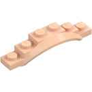 LEGO Light Flesh Mudguard Plate 1 x 6 with Edge (4925 / 62361)