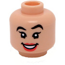 LEGO Helles Fleisch Mulan Kopf (Vertiefte feste Noppen) (3626 / 102019)