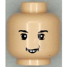 LEGO Licht Vleeskleurig Neville Longbottom Hoofd (Veiligheids Stud) (3626)
