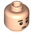 LEGO Leichtes Fleisch Neville Longbottom Minifigure Kopf (Einbau-Vollbolzen) (3626 / 39229)