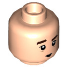 LEGO Leichtes Fleisch Neville Longbottom Minifigure Kopf (Einbau-Vollbolzen) (3626 / 67859)
