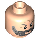 LEGO Light Flesh Obadiah Stane Minifigure Head (Recessed Solid Stud) (3626 / 78985)