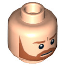 LEGO Leichtes Fleisch Obi-Wan Kenobi Kopf (Sicherheitsbolzen) (3626 / 74007)