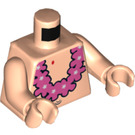 LEGO Lys hudfarvet Patrick Stjerne Torso med Lyserød Lei Blomster (973 / 76382)