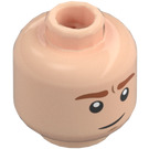 LEGO Light Flesh Percy Weasley Minifigure Head (Recessed Solid Stud) (3274 / 109278)