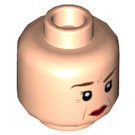 LEGO Leichtes Fleisch Petunia Dursley Minifigure Kopf (Einbau-Vollbolzen) (3626 / 67843)