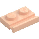 LEGO Light Flesh Plate 1 x 2 with Door Rail (32028)