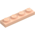 LEGO Carne chiaro Piastra 1 x 4 (3710)