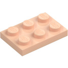 LEGO Licht vleeskleurig Plaat 2 x 3 (3021)